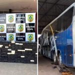 Meia tonelada de cocaína em ônibus da Prefeitura: Caso choca cidade de Novo Planalto e mobiliza a polícia