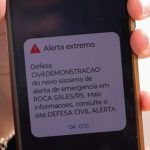 Defesa Civil fará teste com envio de mensagens de alerta neste sábado
